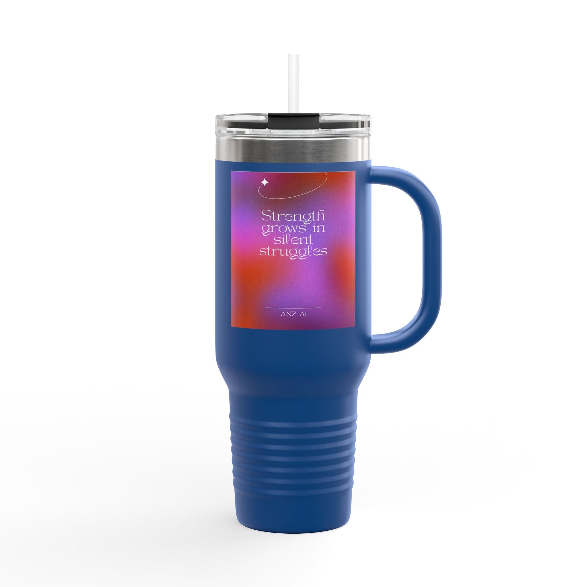 Inspirational Insulated Travel Mug - 40oz with Motivational Quote - Anz AI