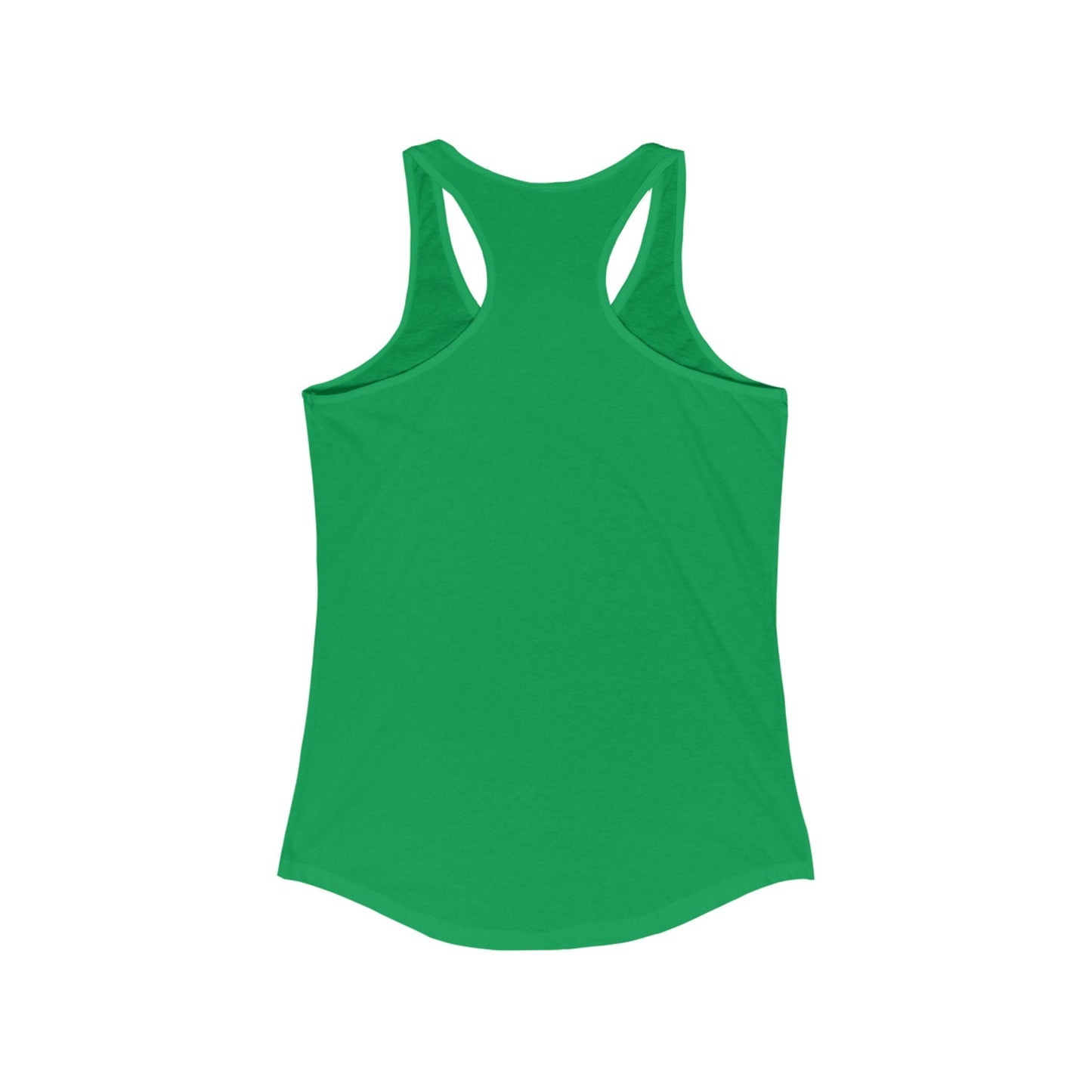 Keepin' It Green Racerback Tank - Eco - Friendly Workout Top, Cute Summer Shirt, Gift for Nature Lovers, Green Theme Aesthetic, Fun Activewear - Anz AI