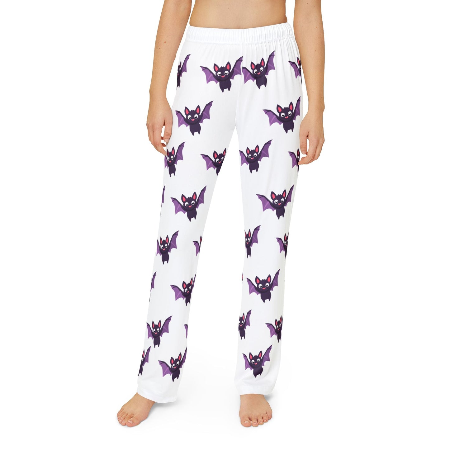Kids Bat Lounge Pants, Halloween Pajama Bottoms, Cozy Sleepwear for Kids, Fun Bat Print Pants, Comfortable Lounge Wear - Anz AI