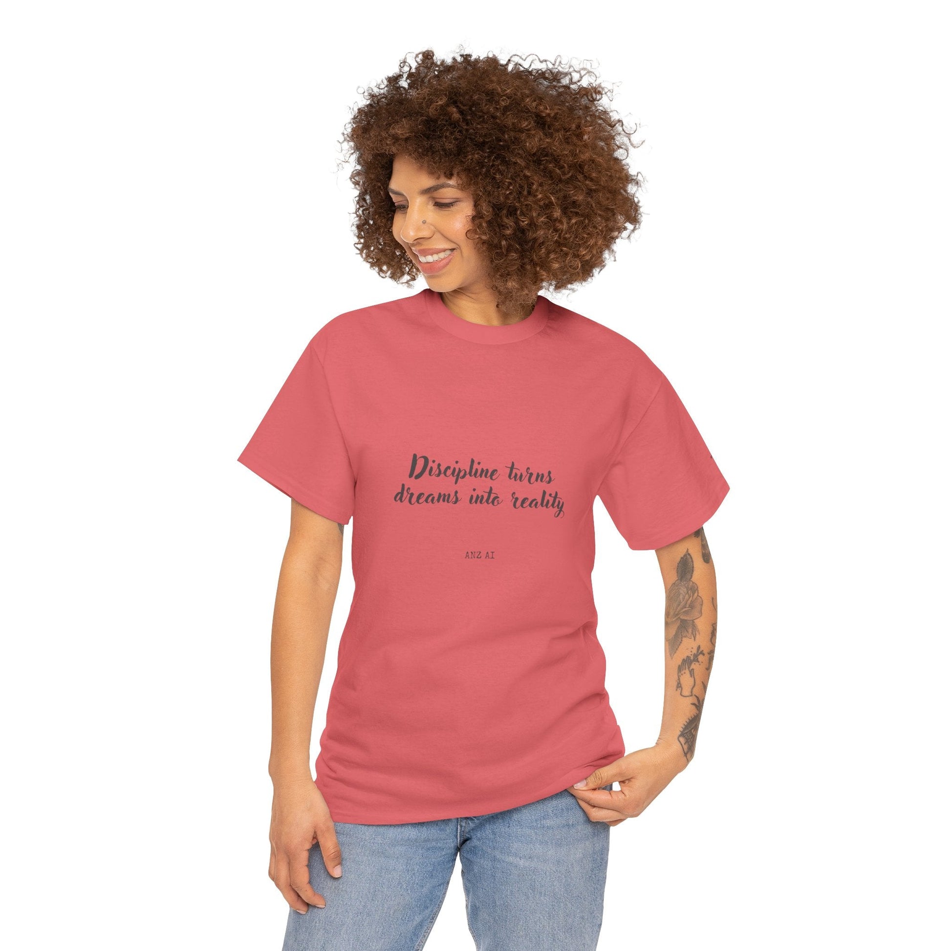 Phoenix Dreams Unisex Heavy Cotton Tee, Motivational T-Shirt, Positive Vibes Tee, Inspirational Gift, Spiritual Apparel - Anz AI