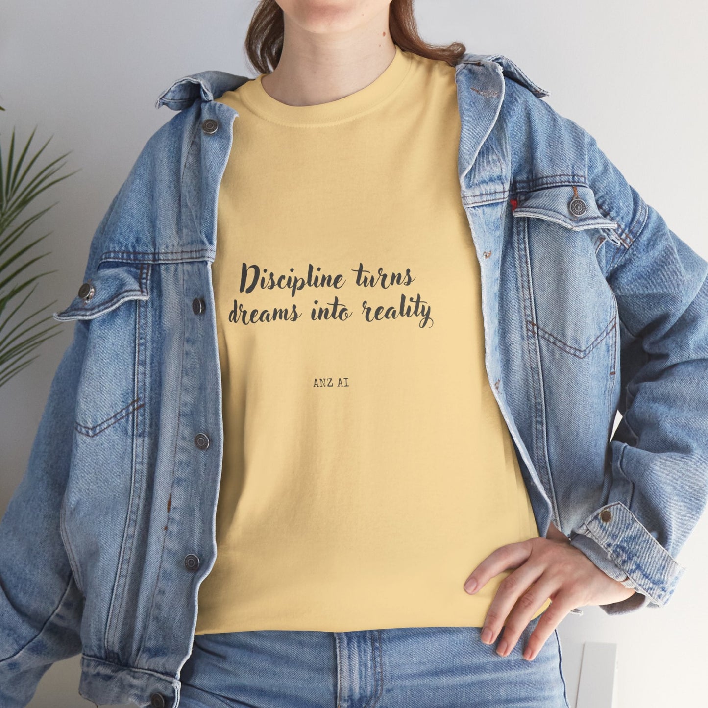 Phoenix Dreams Unisex Heavy Cotton Tee, Motivational T-Shirt, Positive Vibes Tee, Inspirational Gift, Spiritual Apparel - Anz AI