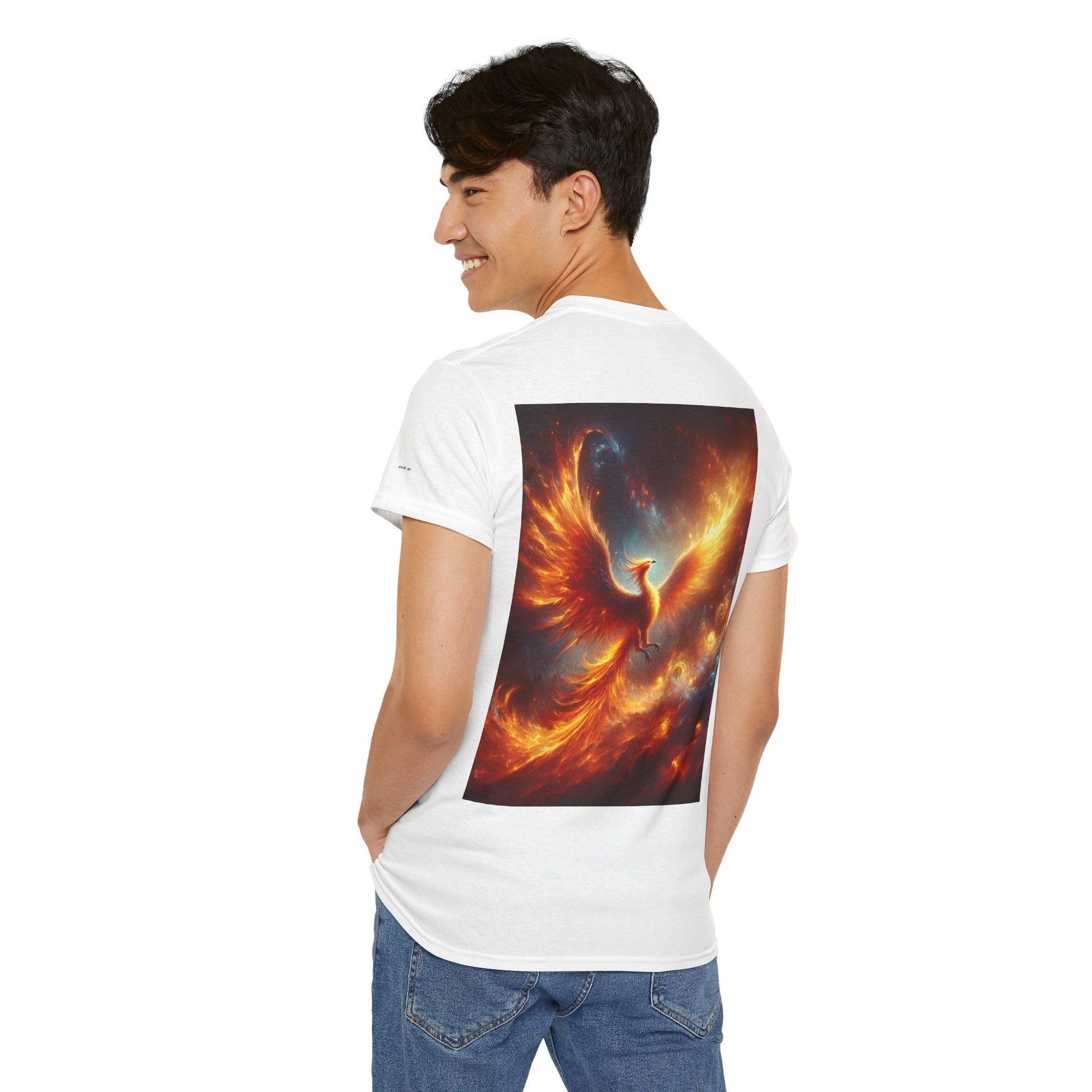 Phoenix Dreams Unisex Heavy Cotton Tee, Motivational T-Shirt, Positive Vibes Tee, Inspirational Gift, Spiritual Apparel - Anz AI