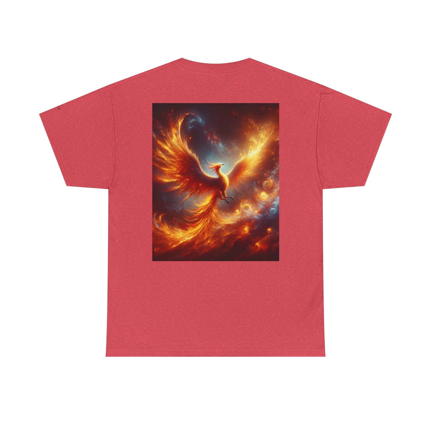 Phoenix Dreams Unisex Heavy Cotton Tee, Motivational T-Shirt, Positive Vibes Tee, Inspirational Gift, Spiritual Apparel - Anz AI