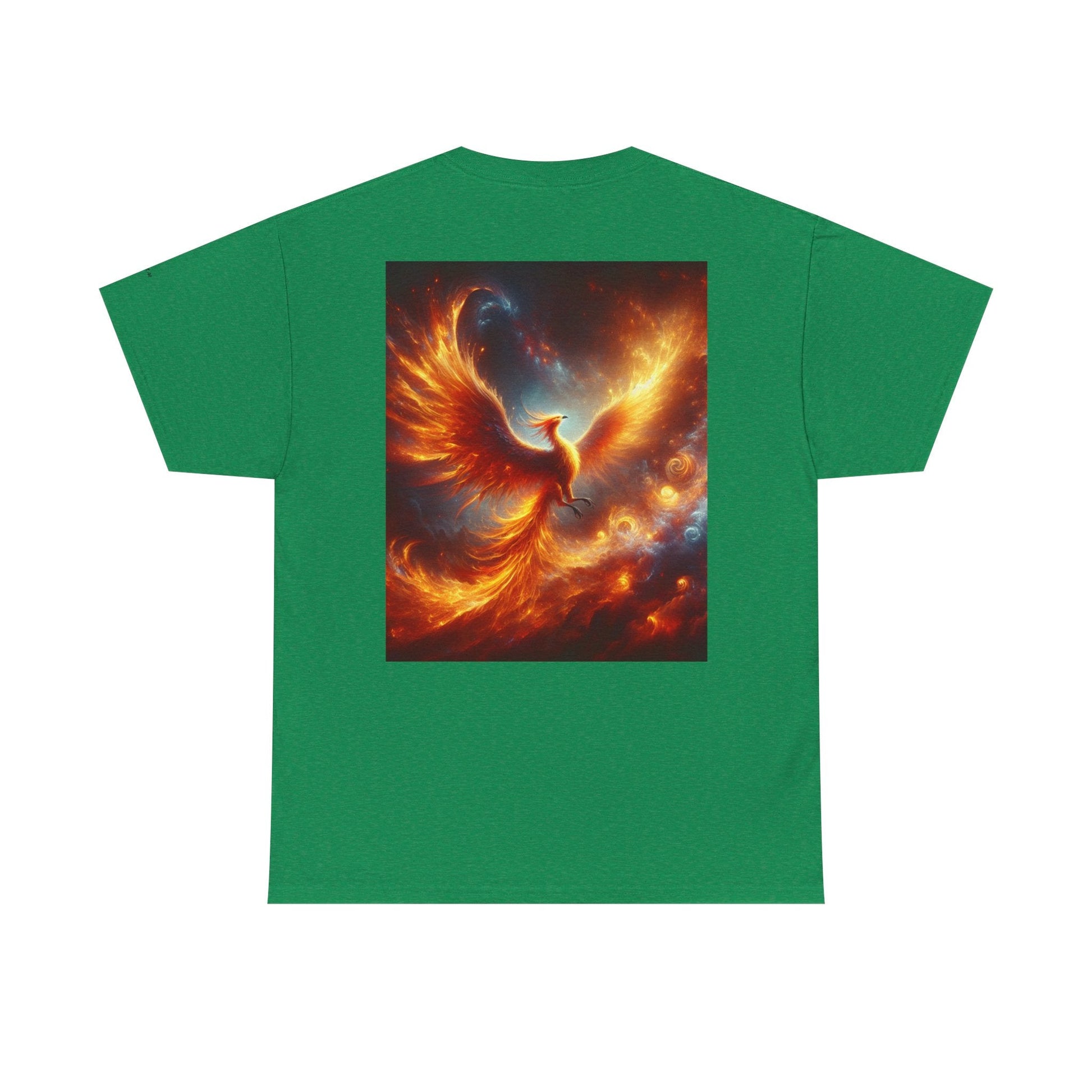 Phoenix Dreams Unisex Heavy Cotton Tee, Motivational T-Shirt, Positive Vibes Tee, Inspirational Gift, Spiritual Apparel - Anz AI