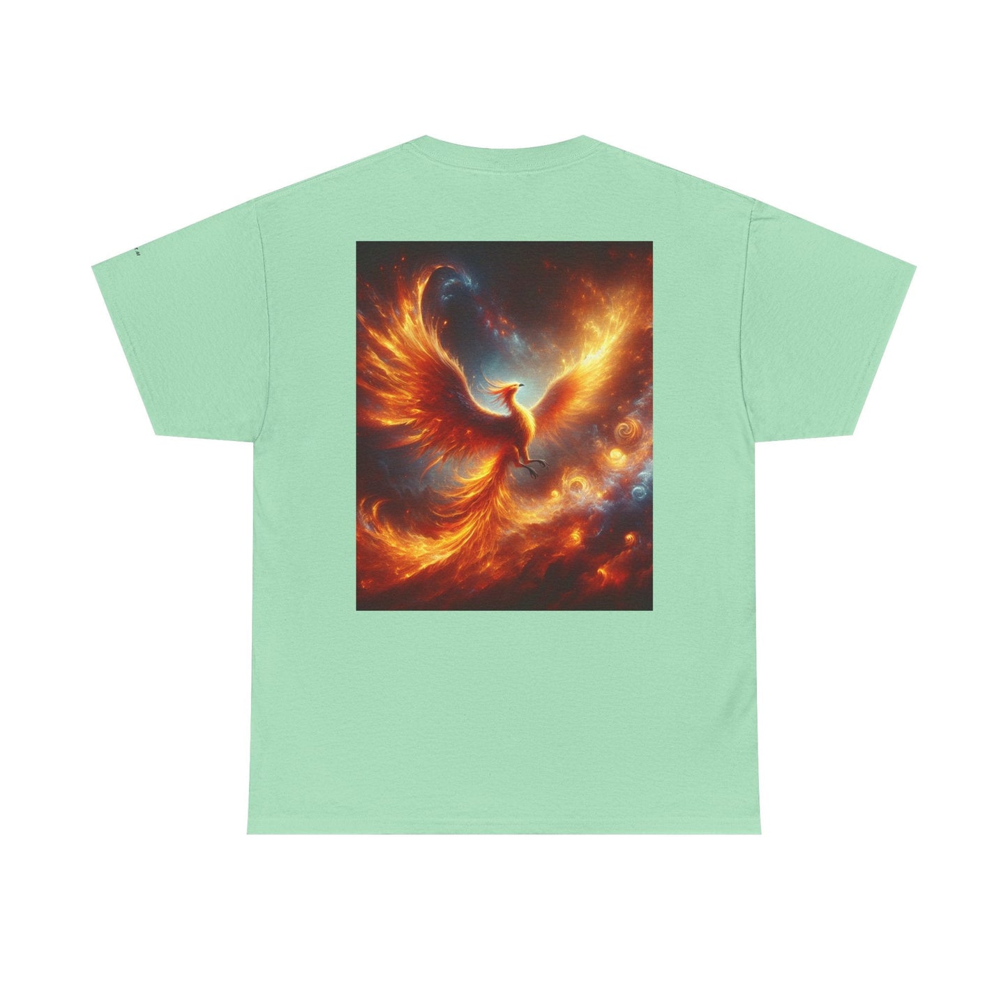 Phoenix Dreams Unisex Heavy Cotton Tee, Motivational T-Shirt, Positive Vibes Tee, Inspirational Gift, Spiritual Apparel - Anz AI