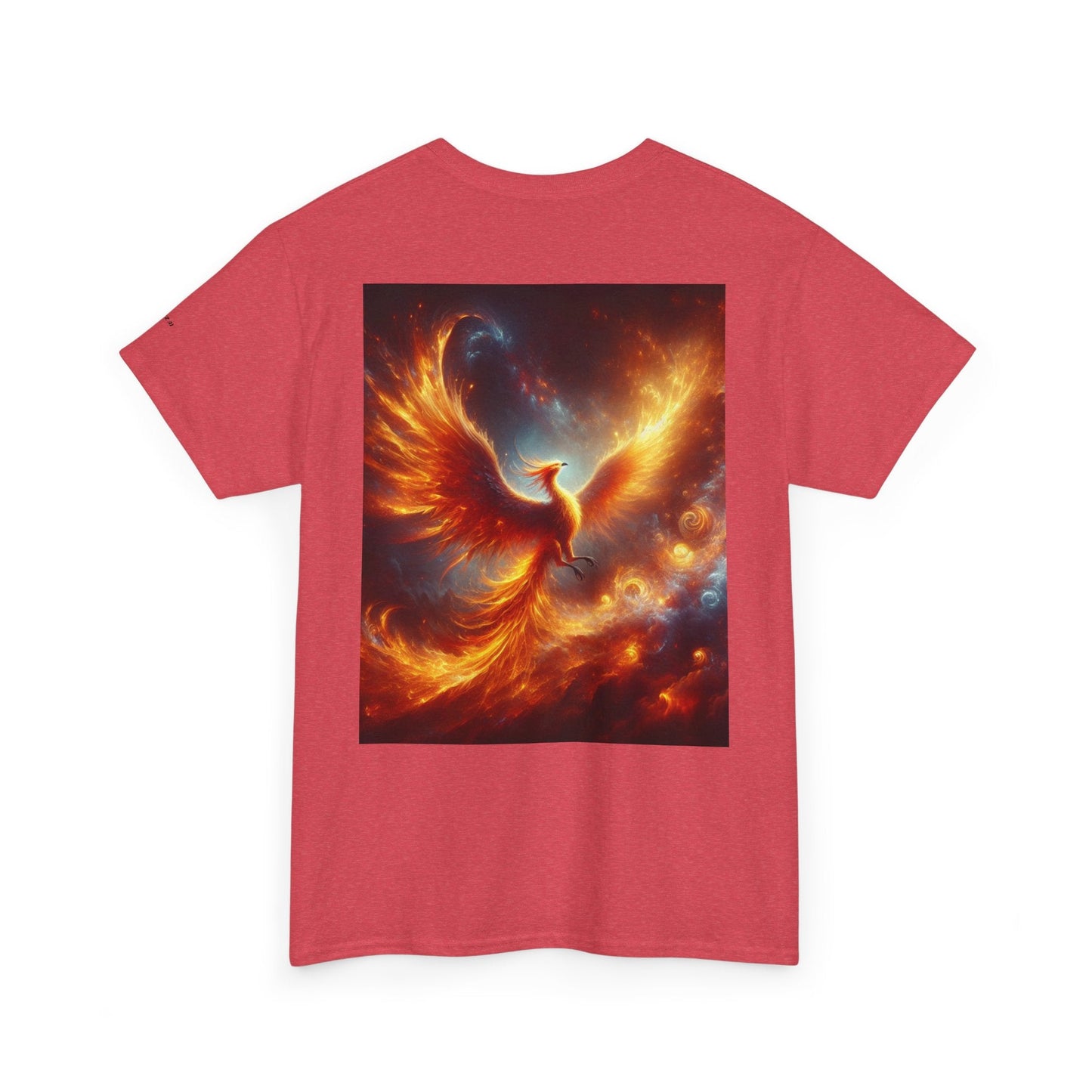 Phoenix Dreams Unisex Heavy Cotton Tee, Motivational T-Shirt, Positive Vibes Tee, Inspirational Gift, Spiritual Apparel - Anz AI