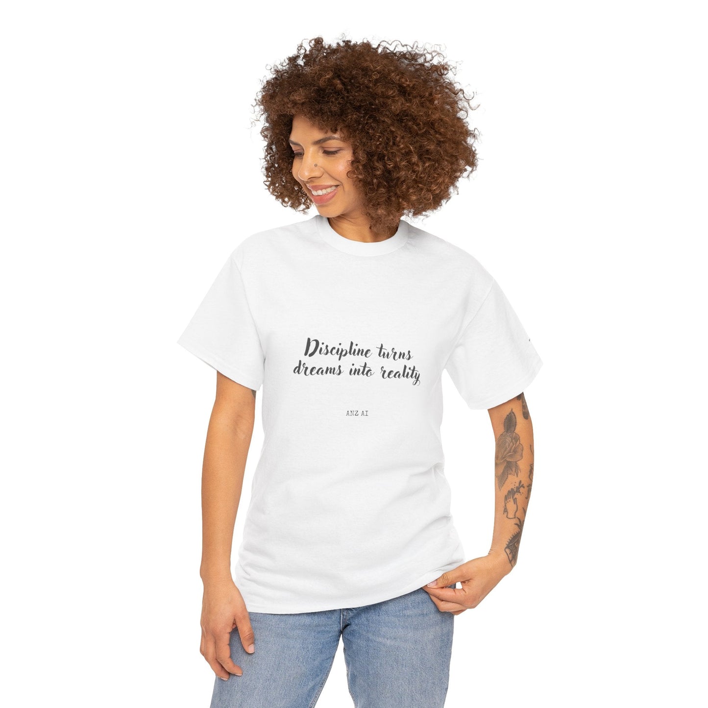 Phoenix Dreams Unisex Heavy Cotton Tee, Motivational T-Shirt, Positive Vibes Tee, Inspirational Gift, Spiritual Apparel - Anz AI