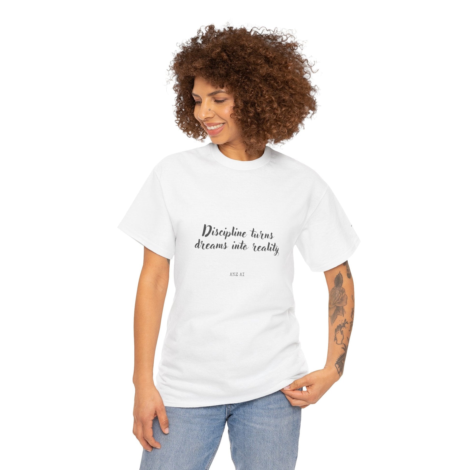 Phoenix Dreams Unisex Heavy Cotton Tee, Motivational T-Shirt, Positive Vibes Tee, Inspirational Gift, Spiritual Apparel - Anz AI