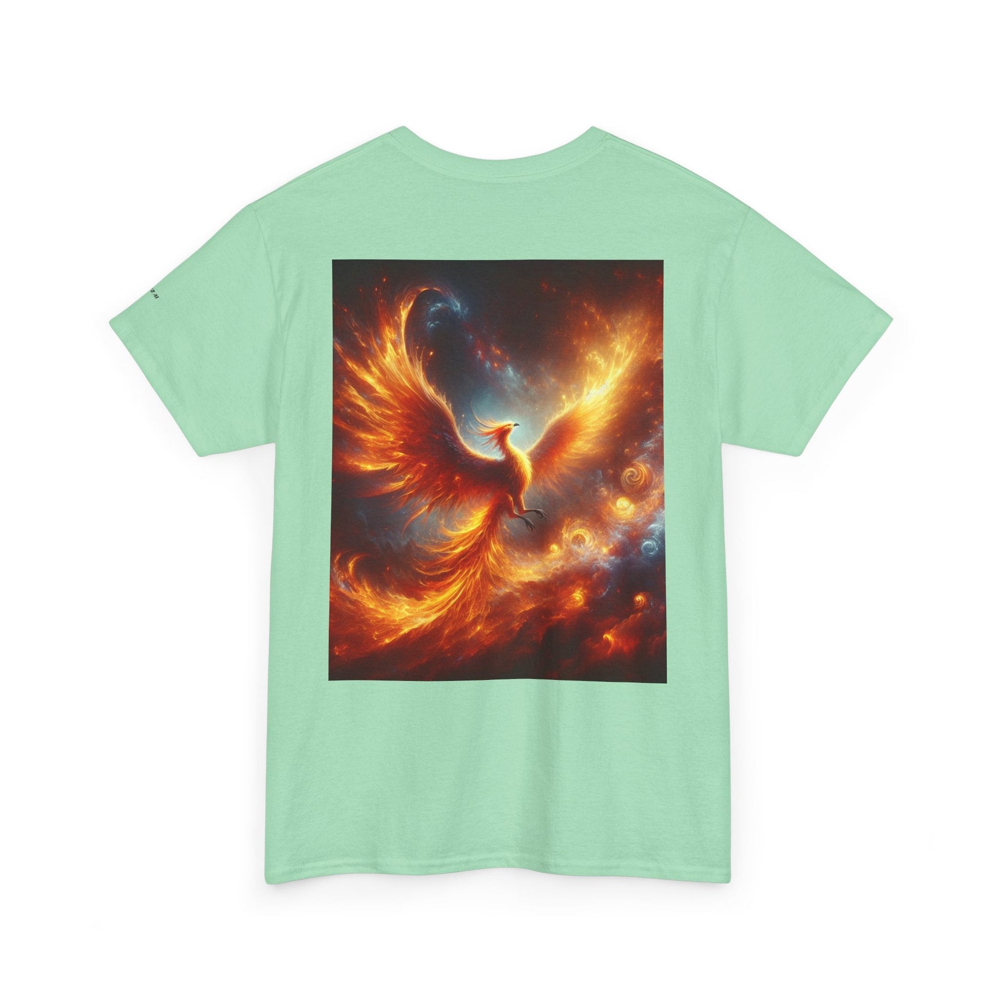 Phoenix Dreams Unisex Heavy Cotton Tee, Motivational T-Shirt, Positive Vibes Tee, Inspirational Gift, Spiritual Apparel - Anz AI