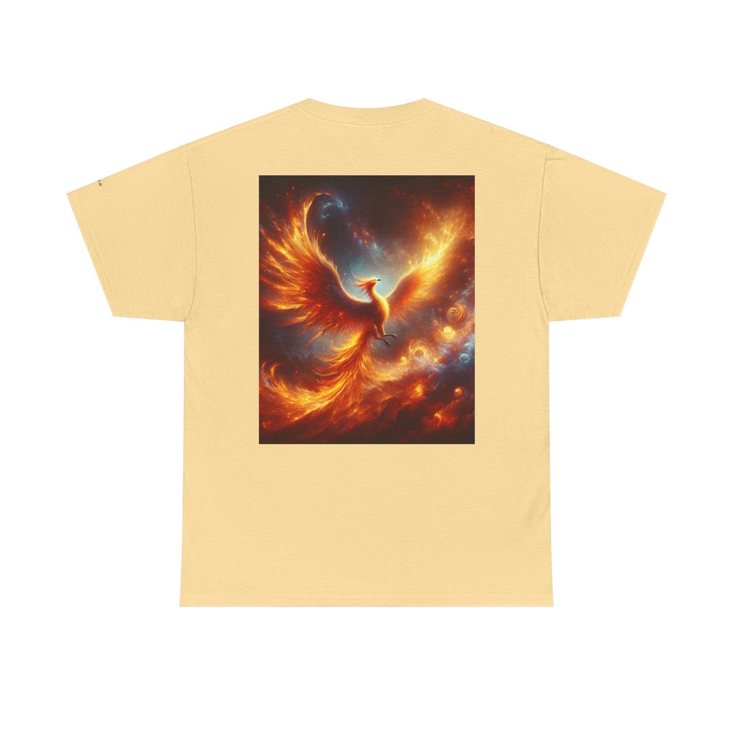 Phoenix Dreams Unisex Heavy Cotton Tee, Motivational T-Shirt, Positive Vibes Tee, Inspirational Gift, Spiritual Apparel - Anz AI