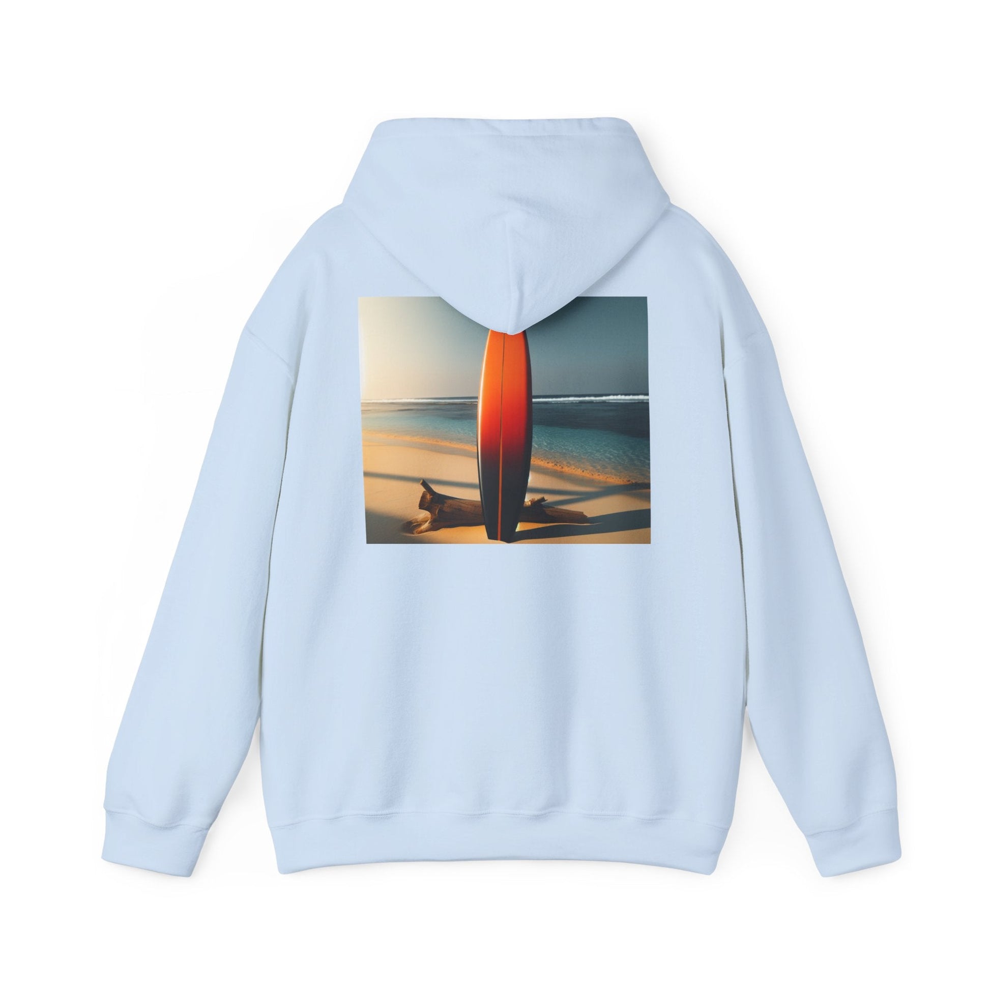 Surf's Up Unisex Hooded Sweatshirt - Ideal Beachwear, Summer Vibes, Surfing Essentials, Casual Lounge Wear, Gift for Surfers - Anz AI