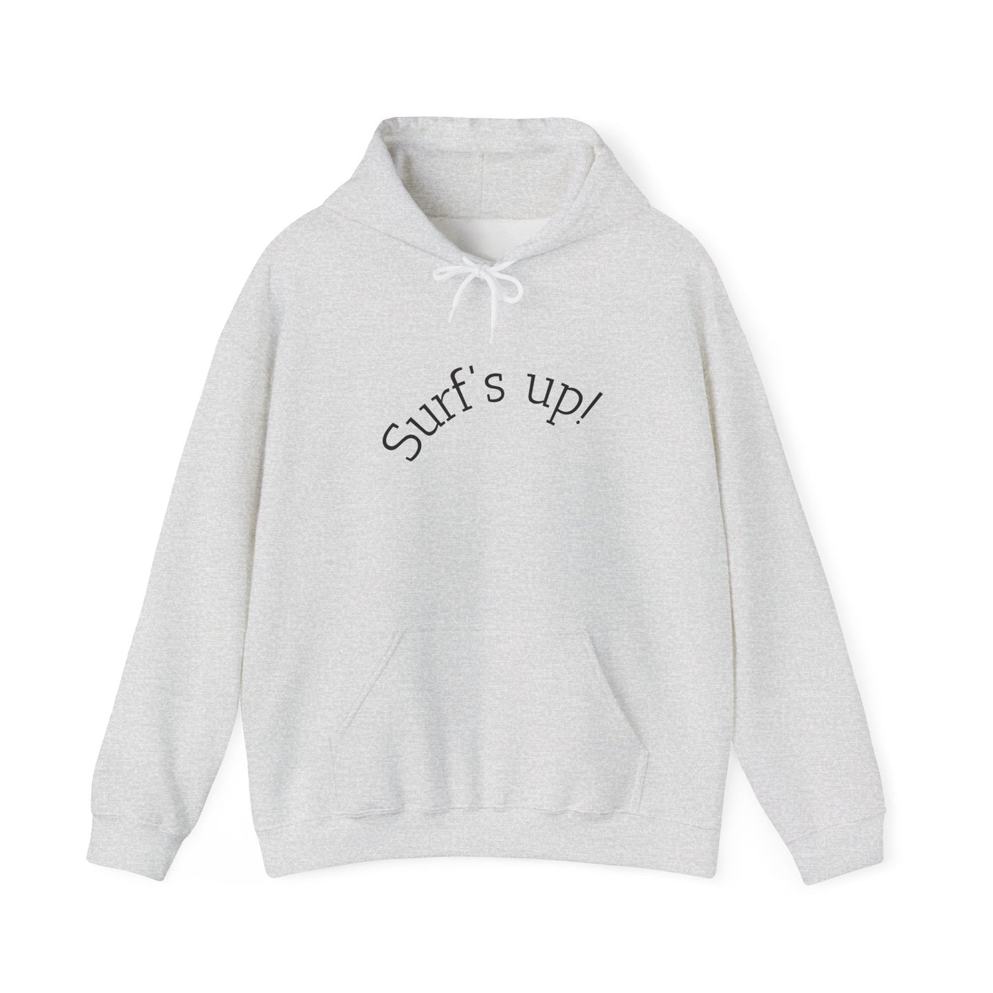 Surf's Up Unisex Hooded Sweatshirt - Ideal Beachwear, Summer Vibes, Surfing Essentials, Casual Lounge Wear, Gift for Surfers - Anz AI