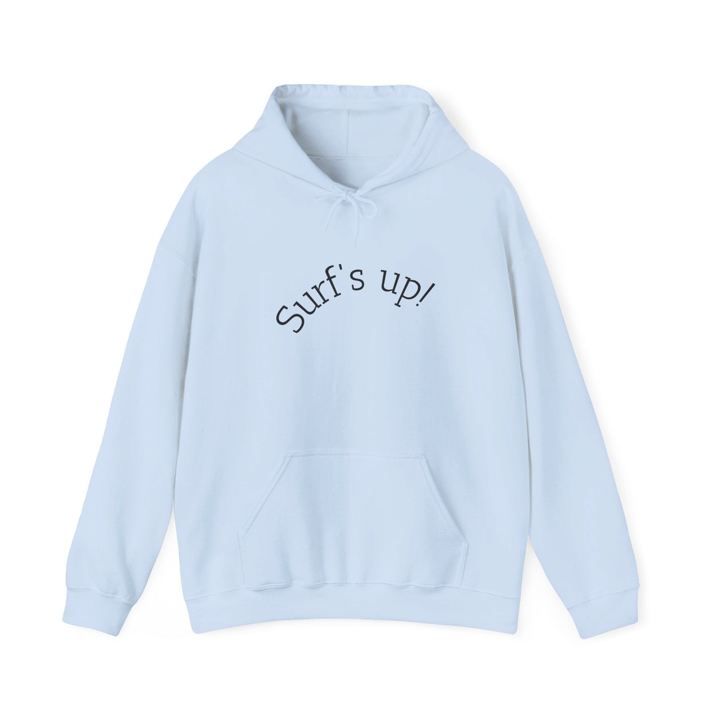 Surf's Up Unisex Hooded Sweatshirt - Ideal Beachwear, Summer Vibes, Surfing Essentials, Casual Lounge Wear, Gift for Surfers - Anz AI