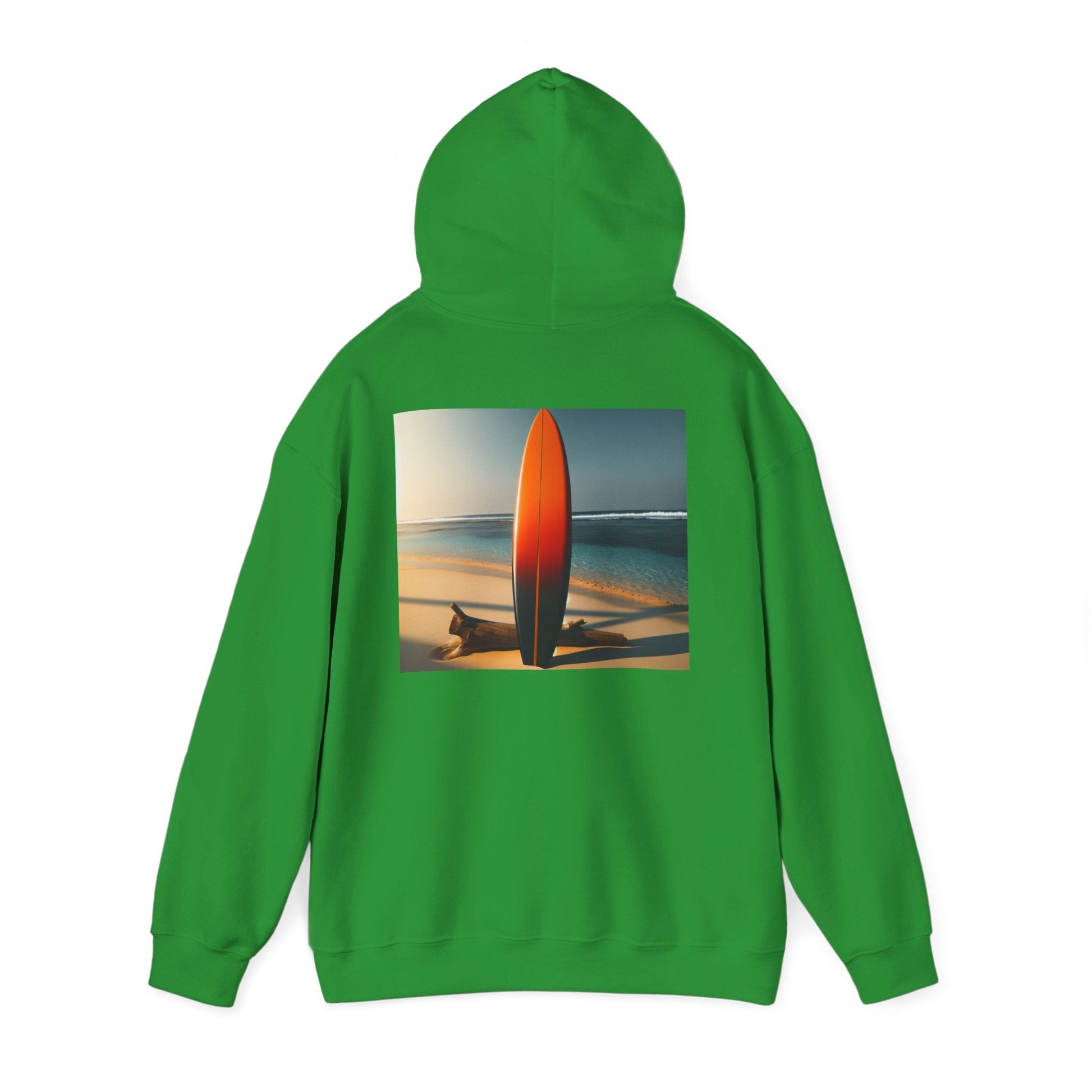Surf's Up Unisex Hooded Sweatshirt - Ideal Beachwear, Summer Vibes, Surfing Essentials, Casual Lounge Wear, Gift for Surfers - Anz AI