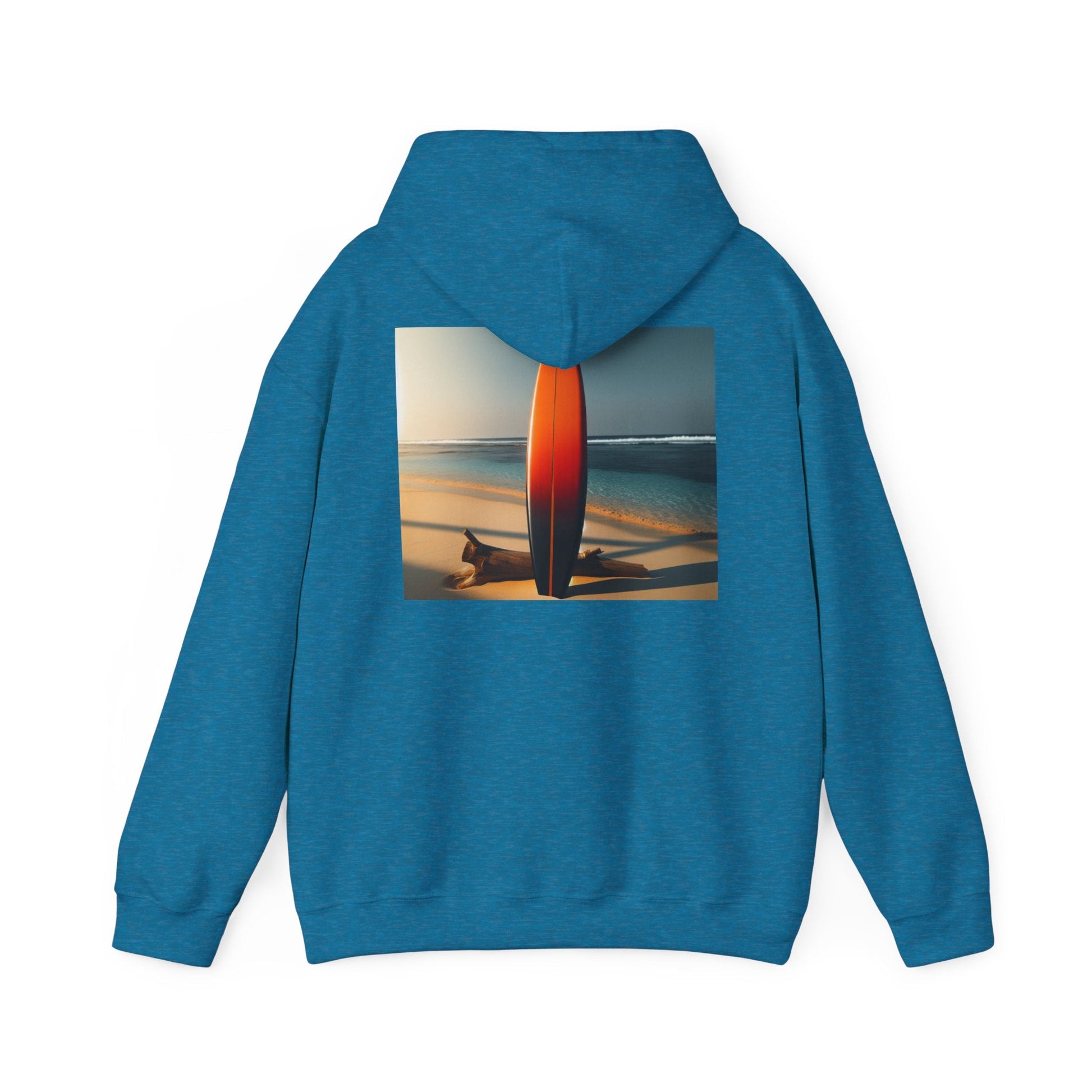 Surf's Up Unisex Hooded Sweatshirt - Ideal Beachwear, Summer Vibes, Surfing Essentials, Casual Lounge Wear, Gift for Surfers - Anz AI