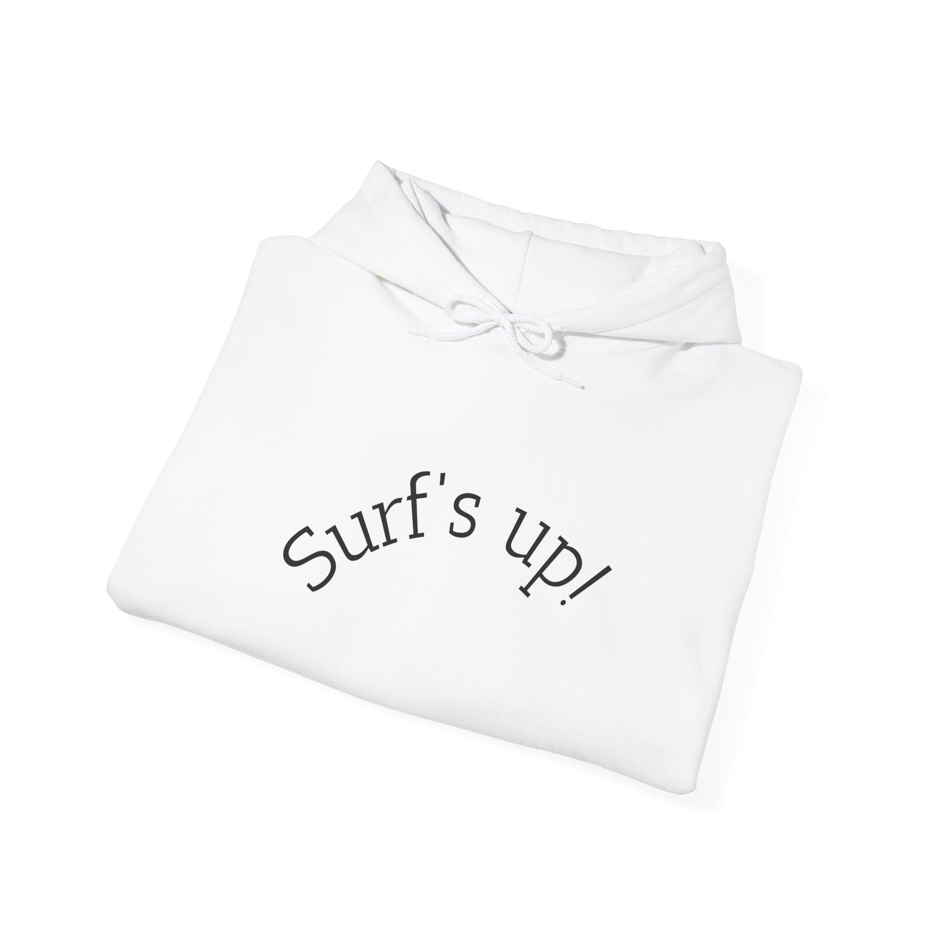 Surf's Up Unisex Hooded Sweatshirt - Ideal Beachwear, Summer Vibes, Surfing Essentials, Casual Lounge Wear, Gift for Surfers - Anz AI