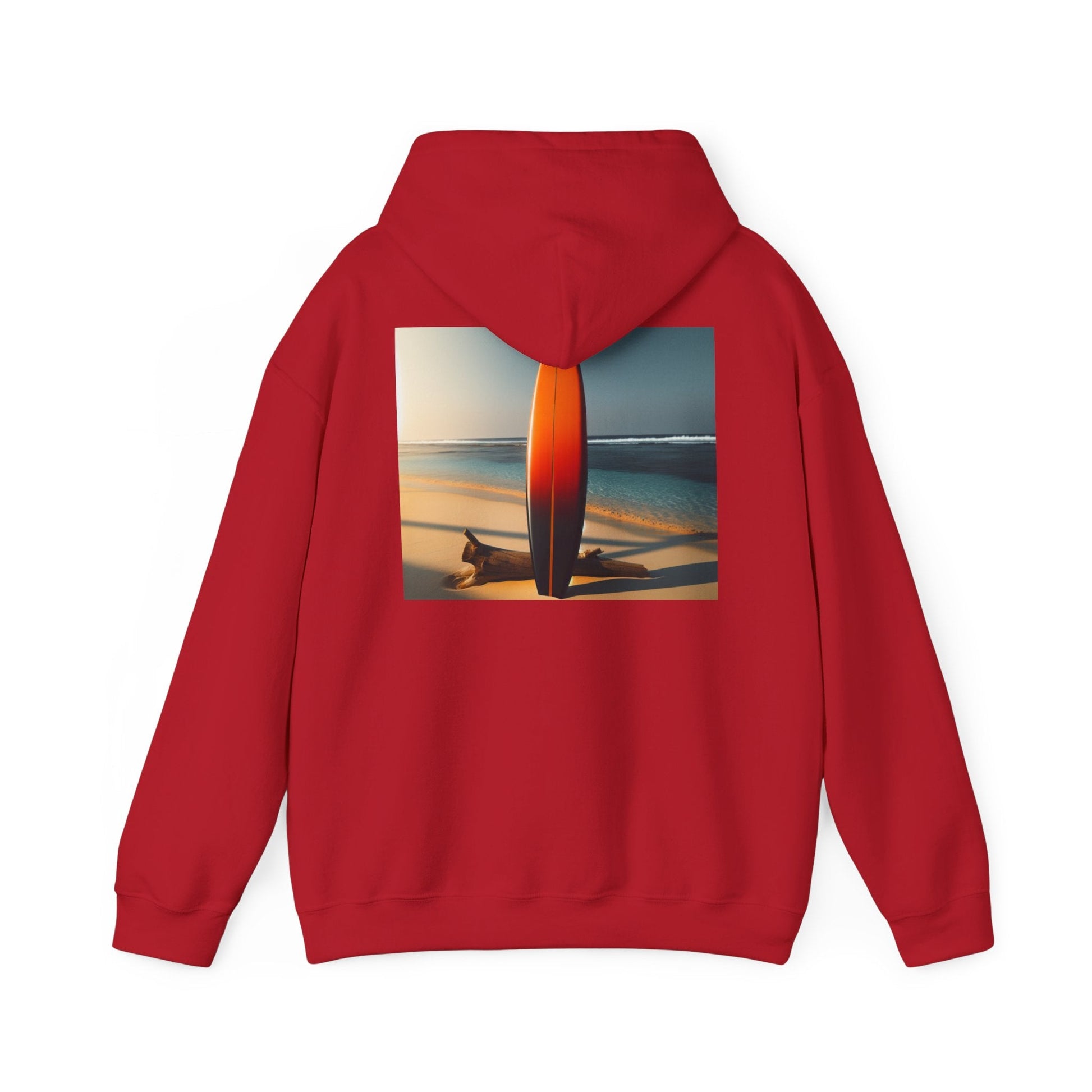 Surf's Up Unisex Hooded Sweatshirt - Ideal Beachwear, Summer Vibes, Surfing Essentials, Casual Lounge Wear, Gift for Surfers - Anz AI