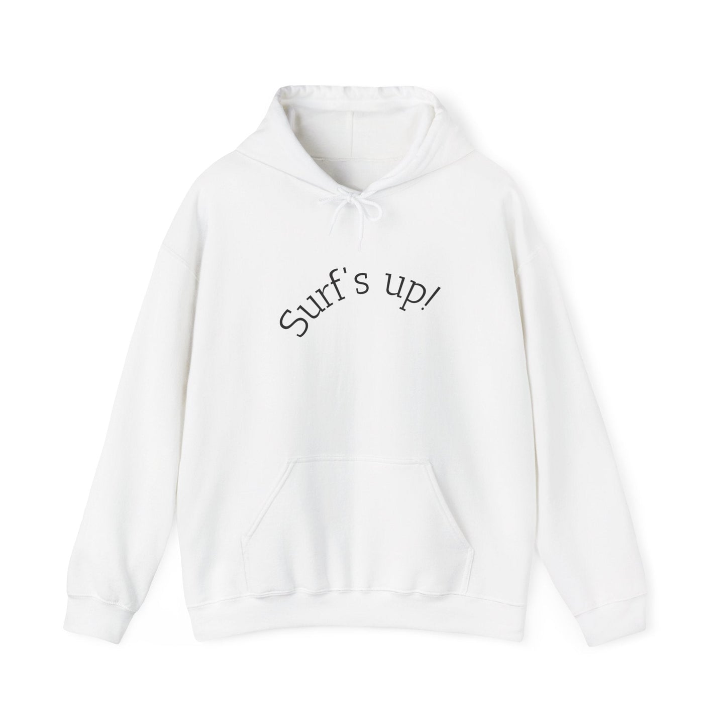 Surf's Up Unisex Hooded Sweatshirt - Ideal Beachwear, Summer Vibes, Surfing Essentials, Casual Lounge Wear, Gift for Surfers - Anz AI
