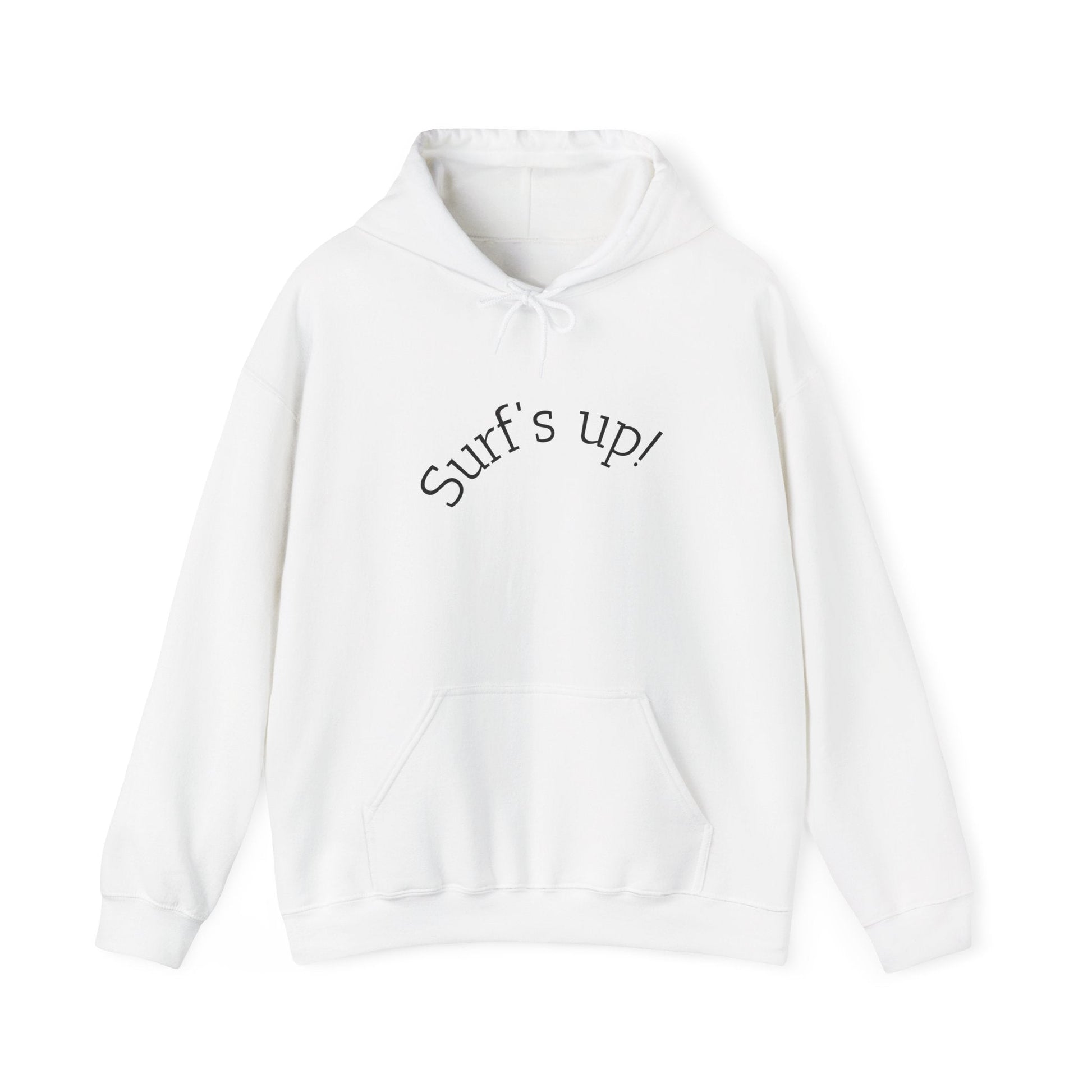 Surf's Up Unisex Hooded Sweatshirt - Ideal Beachwear, Summer Vibes, Surfing Essentials, Casual Lounge Wear, Gift for Surfers - Anz AI