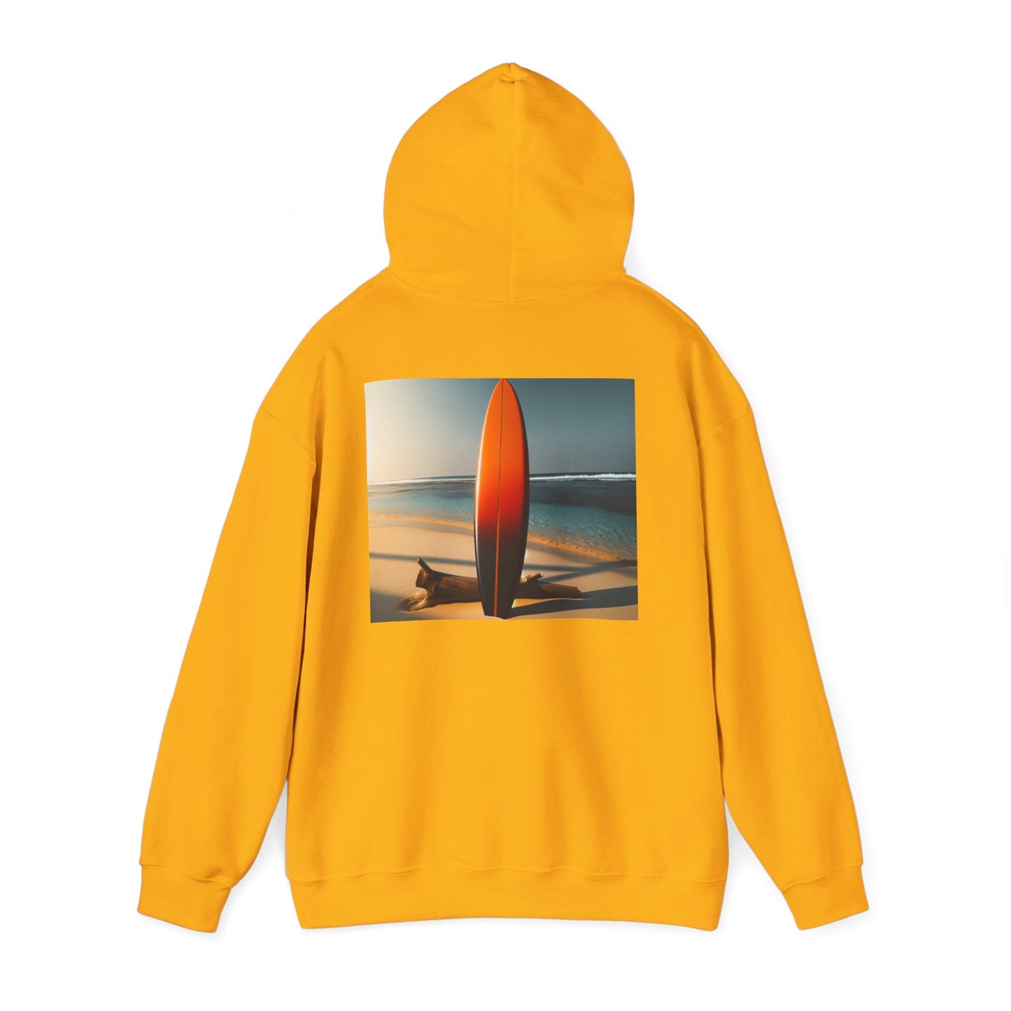 Surf's Up Unisex Hooded Sweatshirt - Ideal Beachwear, Summer Vibes, Surfing Essentials, Casual Lounge Wear, Gift for Surfers - Anz AI