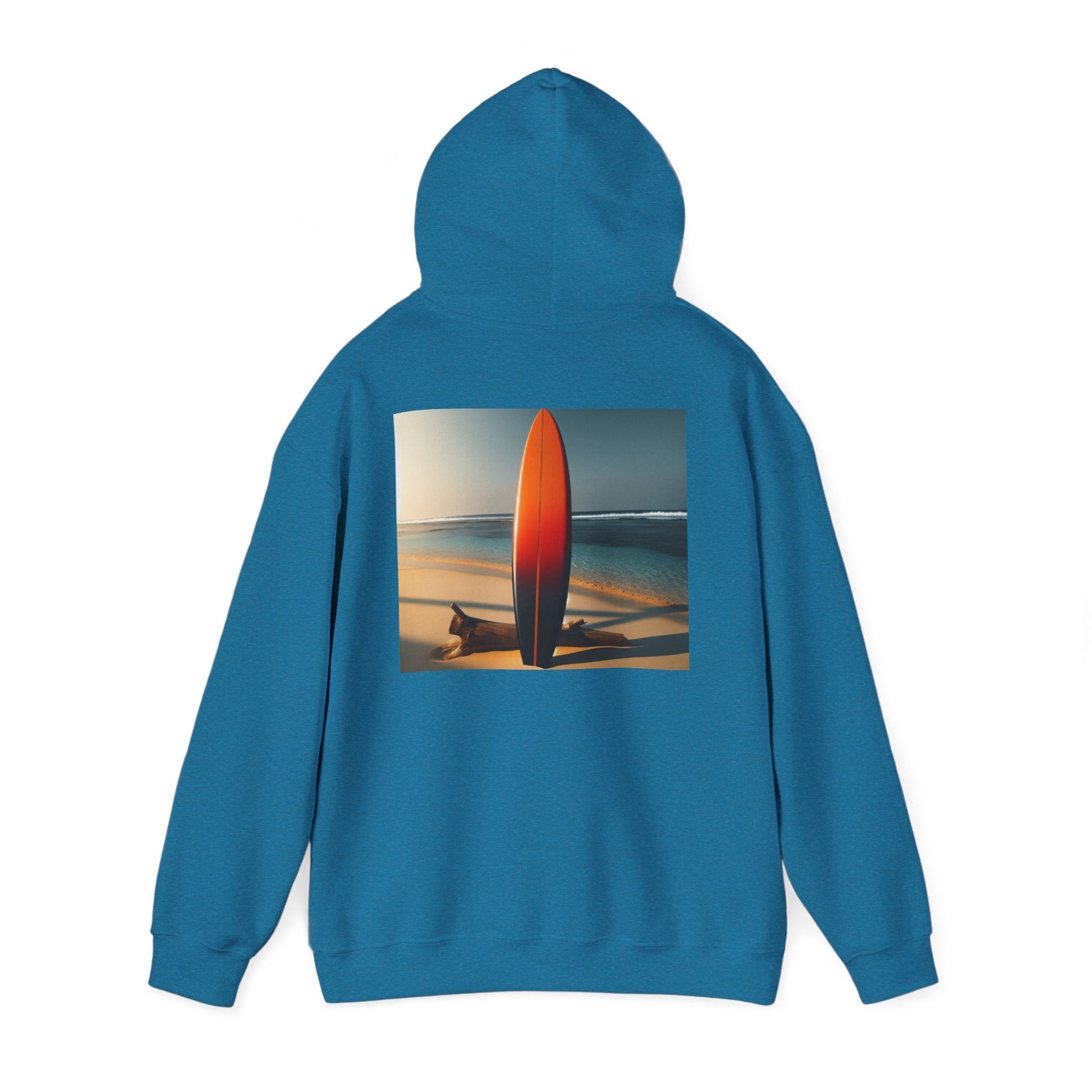 Surf's Up Unisex Hooded Sweatshirt - Ideal Beachwear, Summer Vibes, Surfing Essentials, Casual Lounge Wear, Gift for Surfers - Anz AI