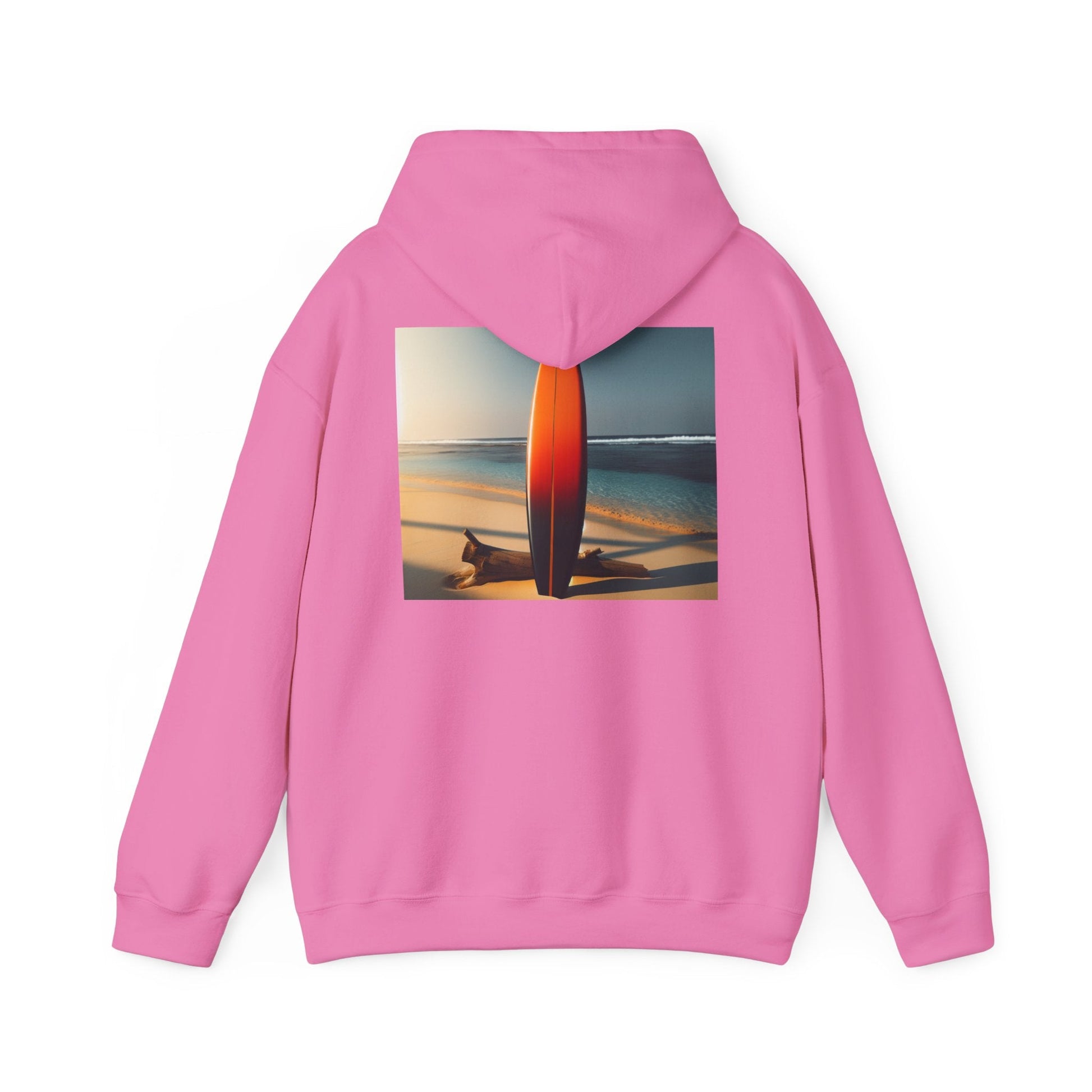 Surf's Up Unisex Hooded Sweatshirt - Ideal Beachwear, Summer Vibes, Surfing Essentials, Casual Lounge Wear, Gift for Surfers - Anz AI