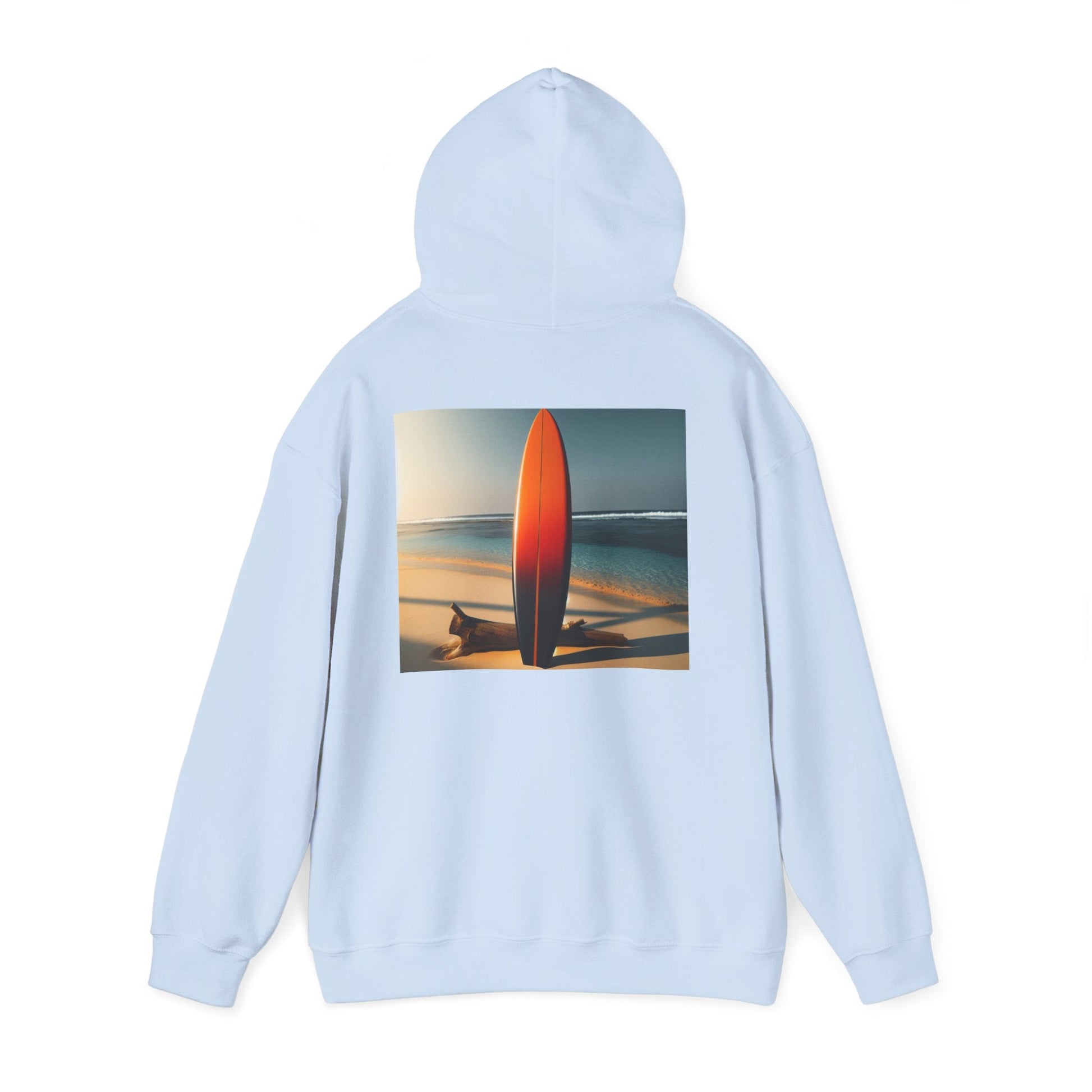 Surf's Up Unisex Hooded Sweatshirt - Ideal Beachwear, Summer Vibes, Surfing Essentials, Casual Lounge Wear, Gift for Surfers - Anz AI
