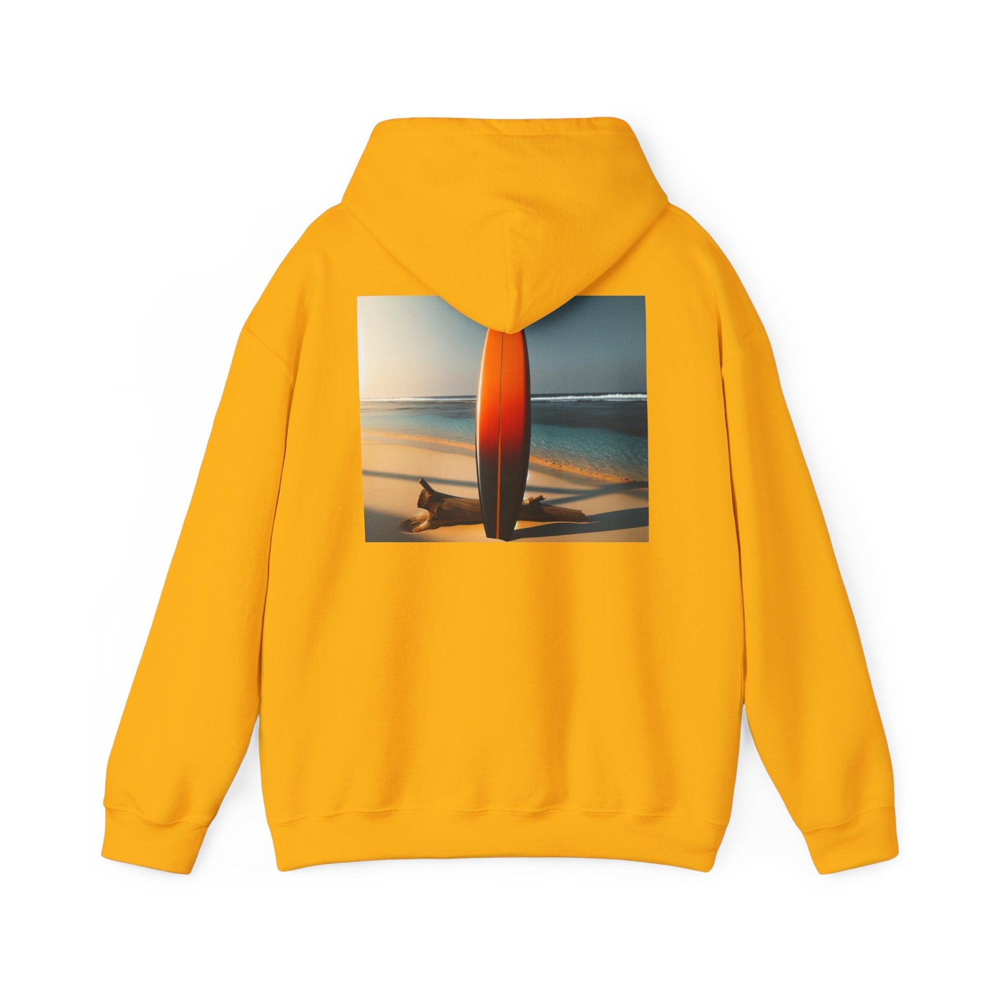 Surf's Up Unisex Hooded Sweatshirt - Ideal Beachwear, Summer Vibes, Surfing Essentials, Casual Lounge Wear, Gift for Surfers - Anz AI
