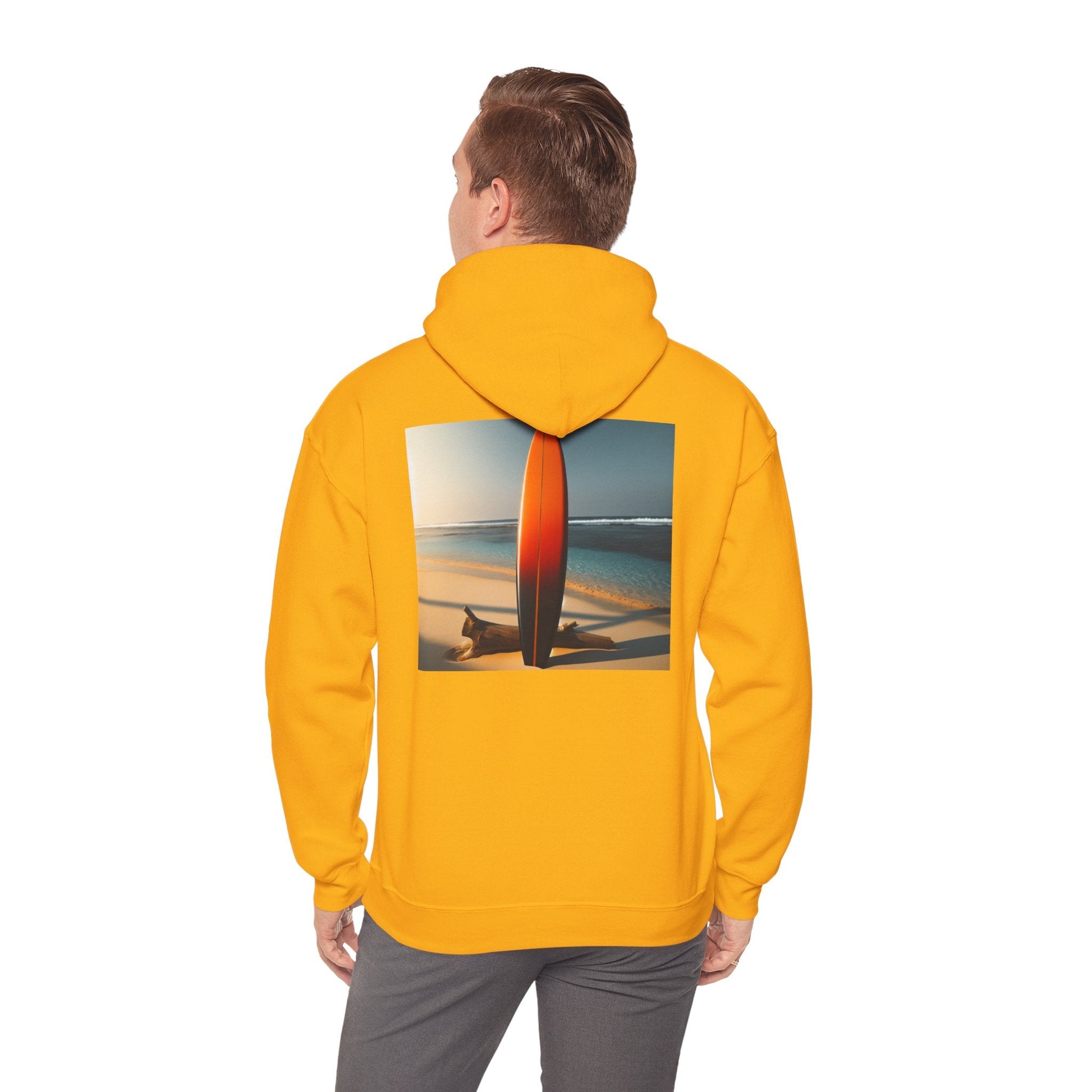 Surf's Up Unisex Hooded Sweatshirt - Ideal Beachwear, Summer Vibes, Surfing Essentials, Casual Lounge Wear, Gift for Surfers - Anz AI