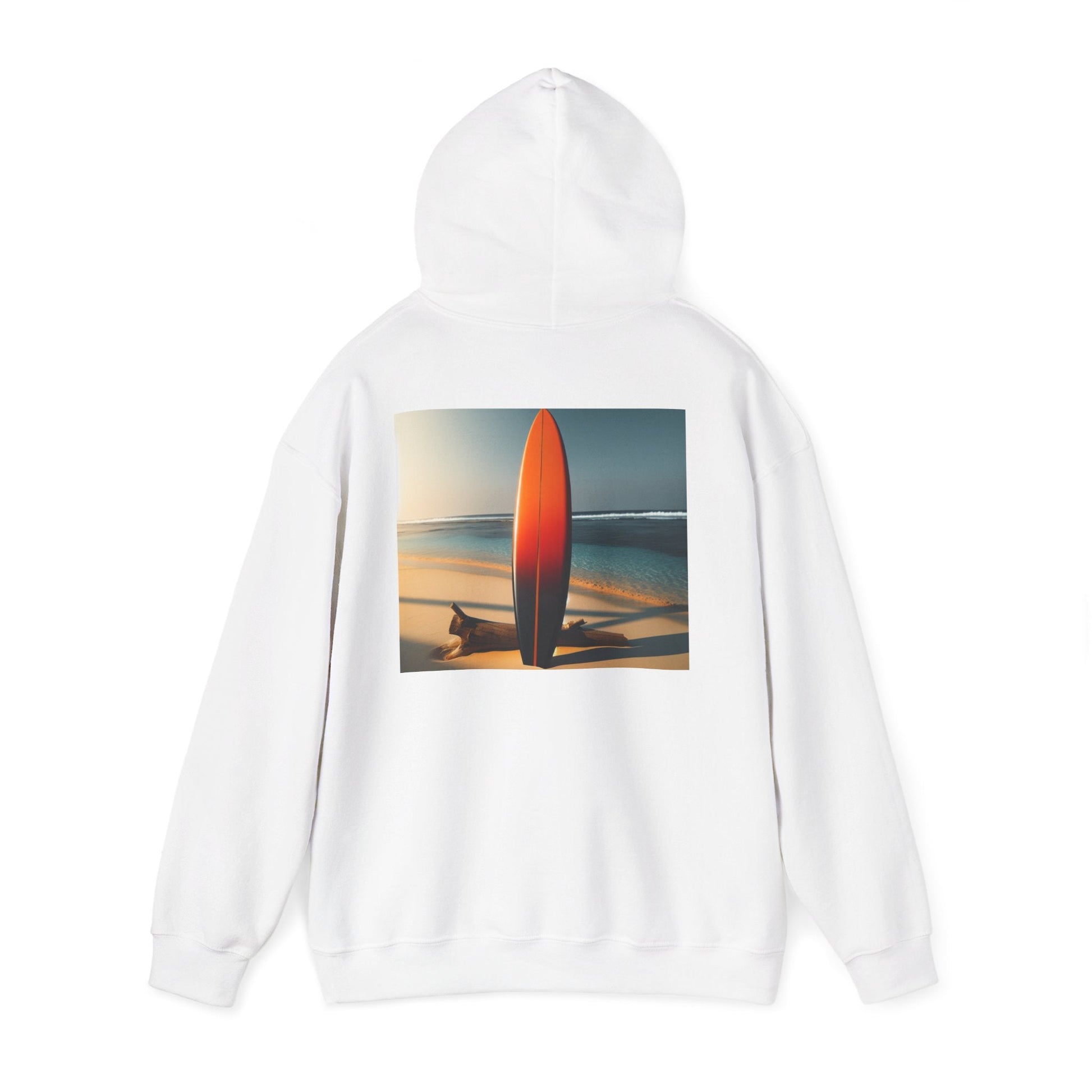 Surf's Up Unisex Hooded Sweatshirt - Ideal Beachwear, Summer Vibes, Surfing Essentials, Casual Lounge Wear, Gift for Surfers - Anz AI