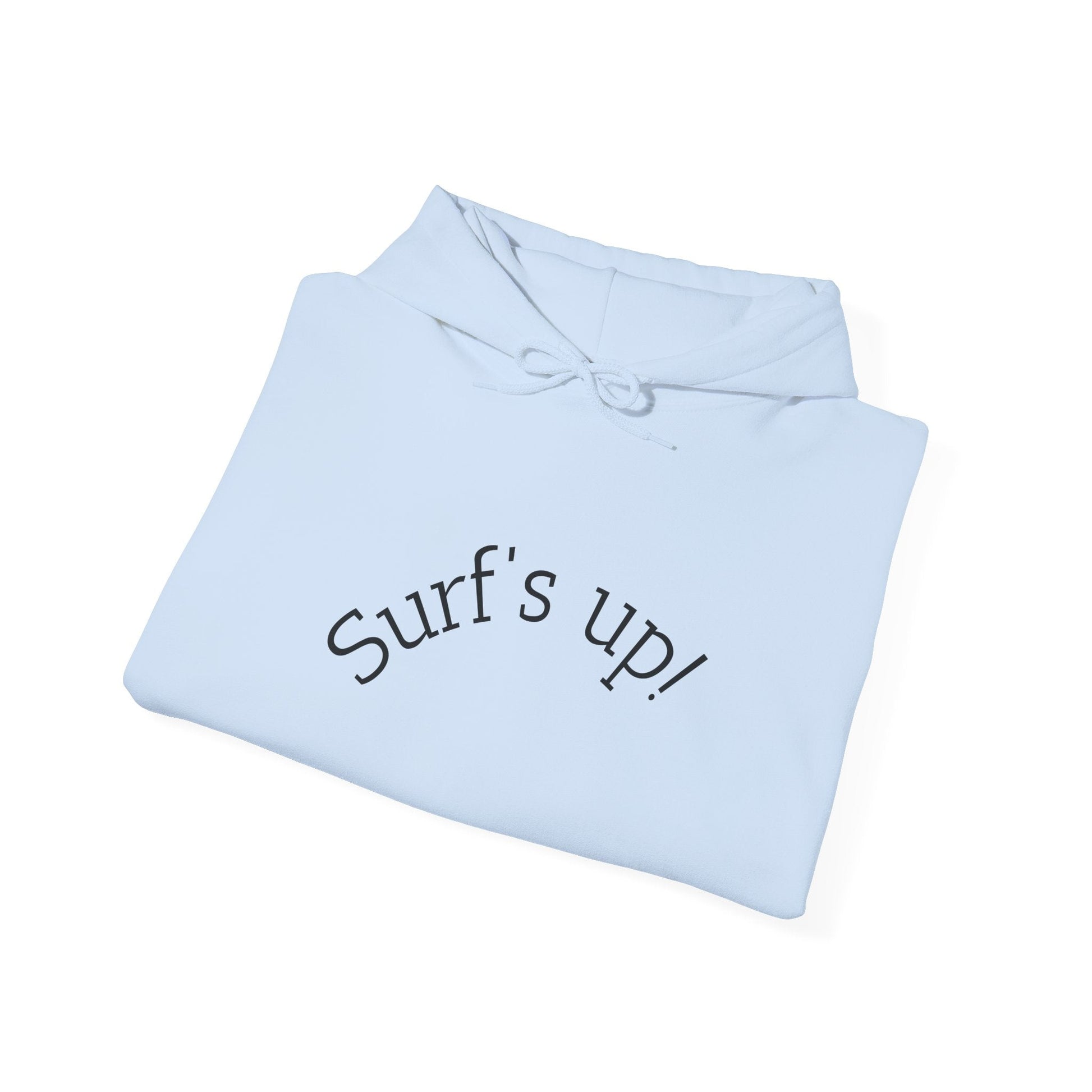 Surf's Up Unisex Hooded Sweatshirt - Ideal Beachwear, Summer Vibes, Surfing Essentials, Casual Lounge Wear, Gift for Surfers - Anz AI