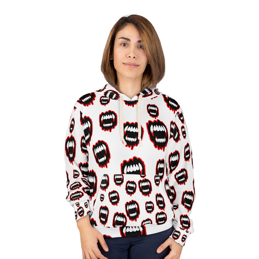 Unisex Pullover Hoodie with Bold Monster Faces - Comfortable, Stylish, and Fun - Anz AI